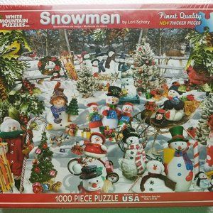 Snowmen Jigsaw Puzzle 1,000 piece Christmas